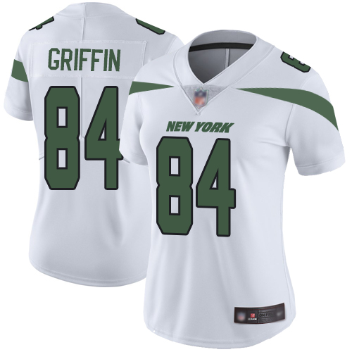 New York Jets Limited White Women Ryan Griffin Road Jersey NFL Football #84 Vapor Untouchable->youth nfl jersey->Youth Jersey
